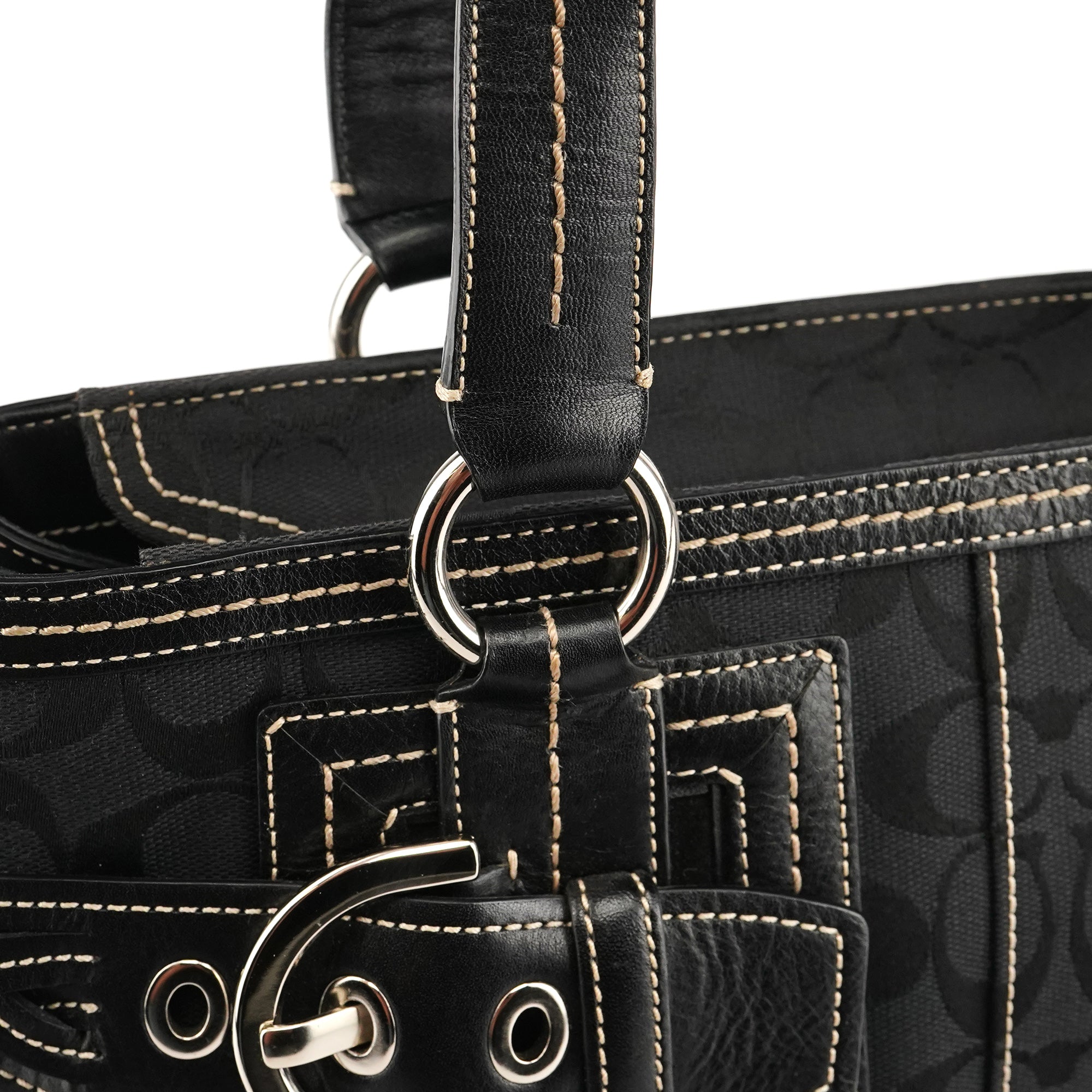 Coach Black Signature Soho Tote Bag – Rediscover Vintage