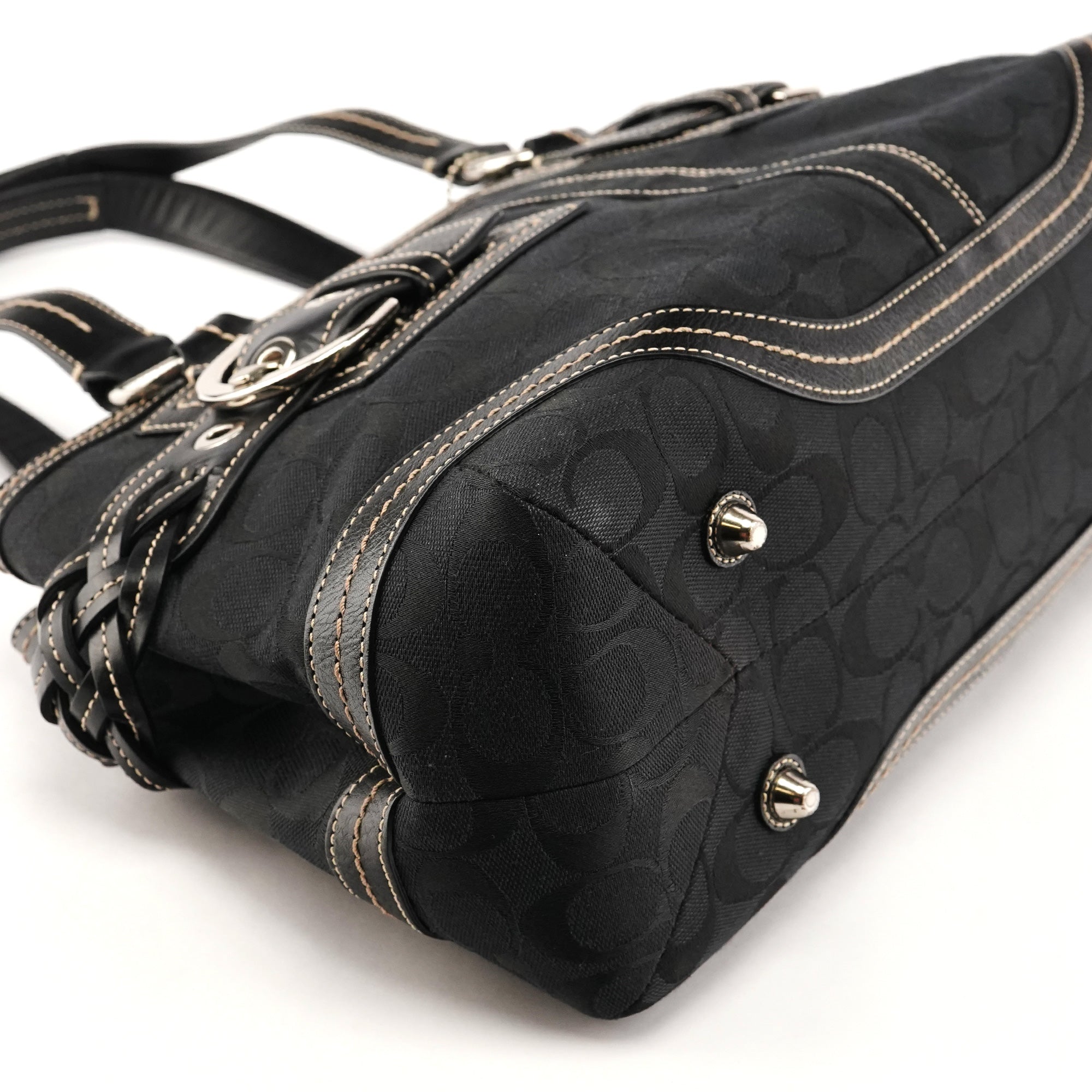 Coach Black Signature Soho Tote Bag – Rediscover Vintage