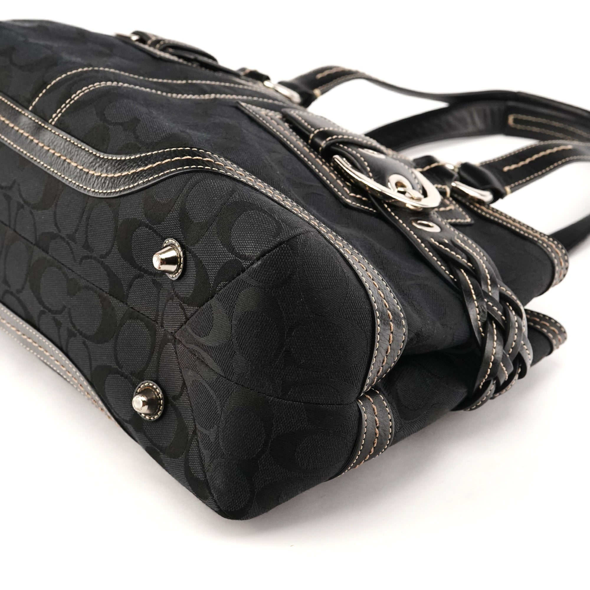 Coach Black Signature Soho Tote Bag – Rediscover Vintage