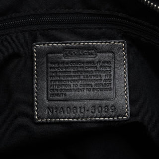 Coach 5089 Black Signature Soho Tote Bag