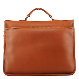 Coach 5181 Brown Glove-Tanned Leather 2-Way Briefcase Bag