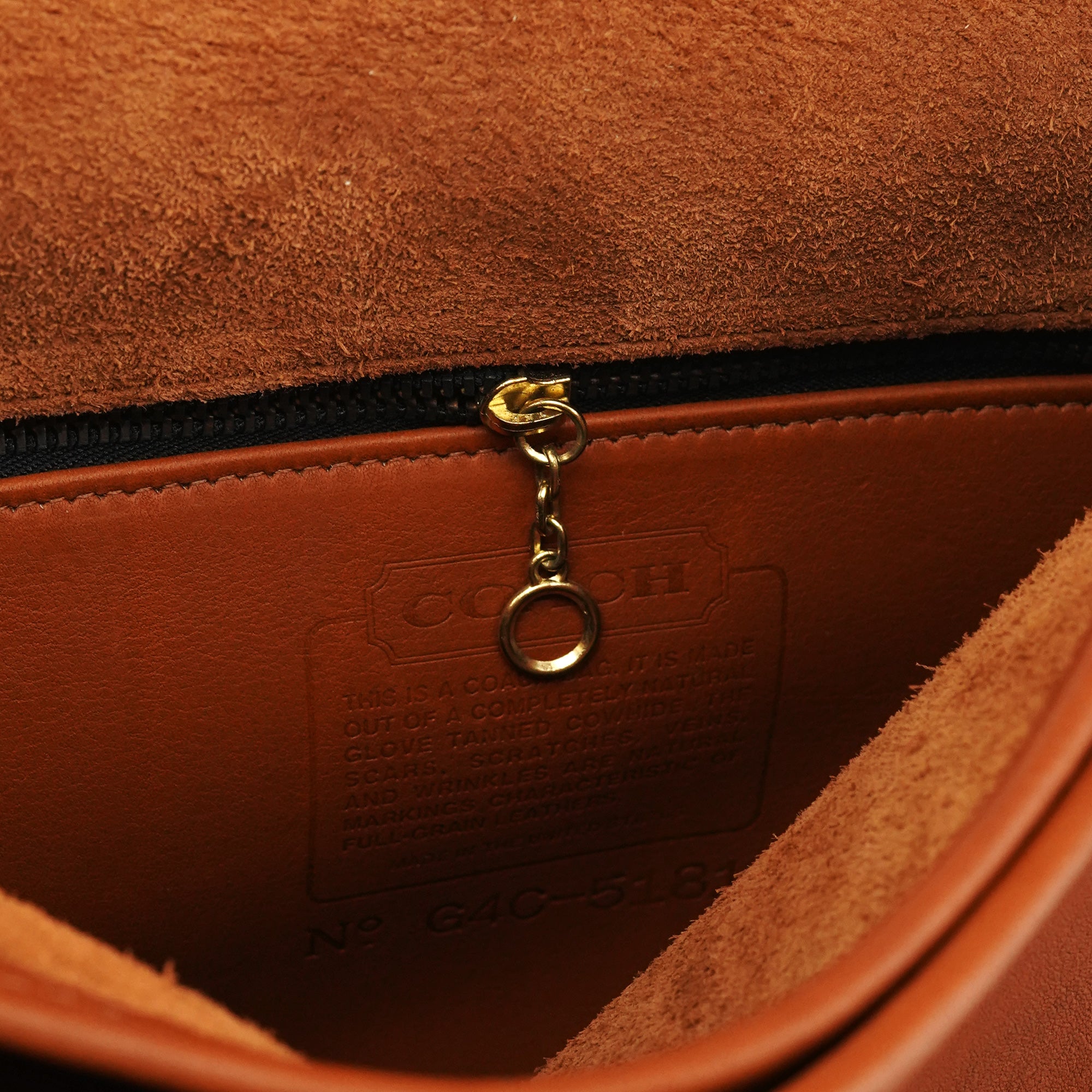Coach 5181 Brown Glove-Tanned Leather 2-Way Briefcase Bag