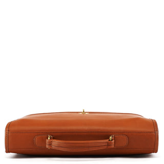 Coach 5181 Brown Glove-Tanned Leather 2-Way Briefcase Bag