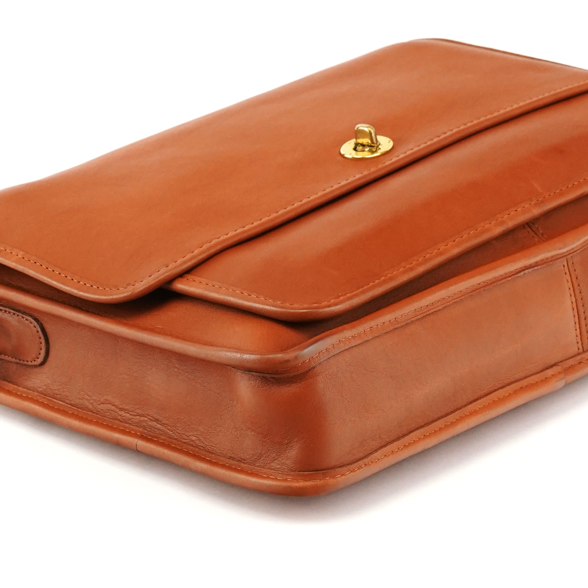 Coach 5181 Brown Glove-Tanned Leather 2-Way Briefcase Bag