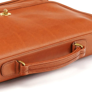 Coach 5181 Light Brown Leather Metropolitan 2-Way Briefcase Bag