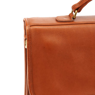 Coach 5181 Light Brown Leather Metropolitan 2-Way Briefcase Bag