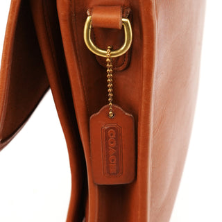 Coach 5181 Light Brown Leather Metropolitan 2-Way Briefcase Bag