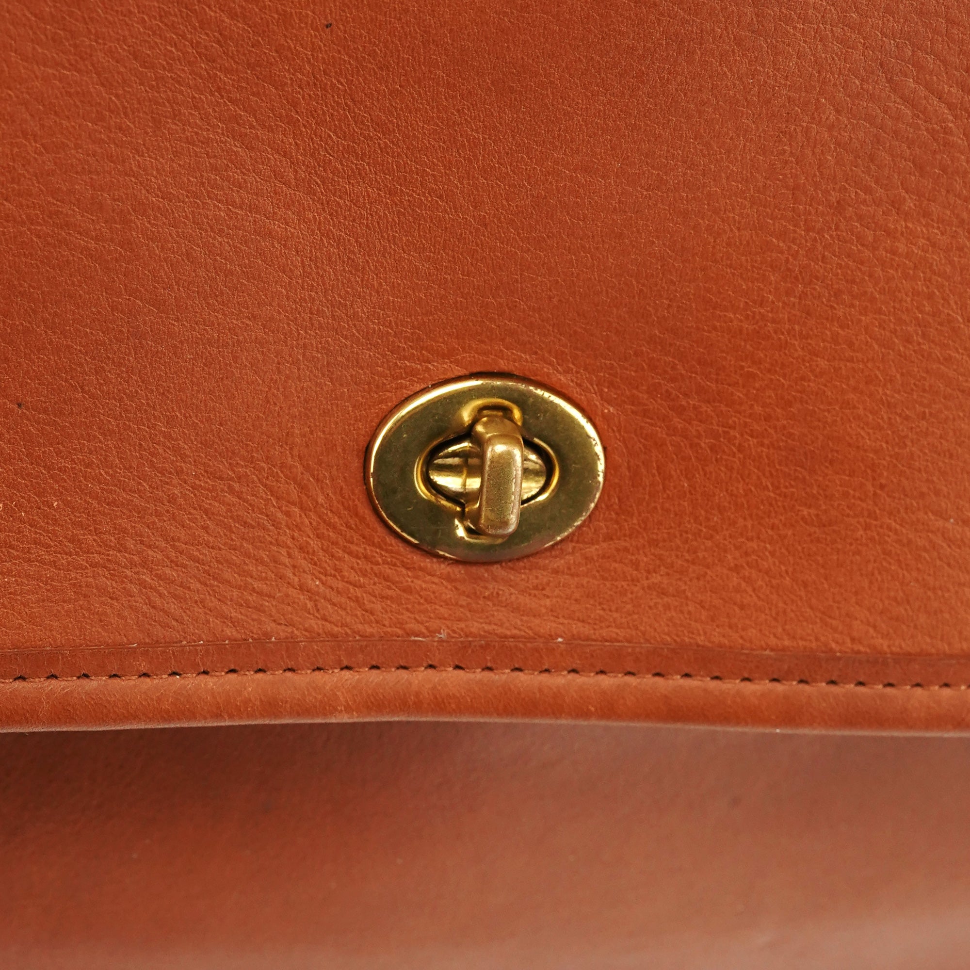Coach 5181 Light Brown Leather Metropolitan 2-Way Briefcase Bag