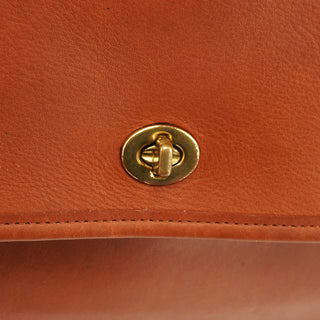 Coach 5181 Light Brown Leather Metropolitan 2-Way Briefcase Bag