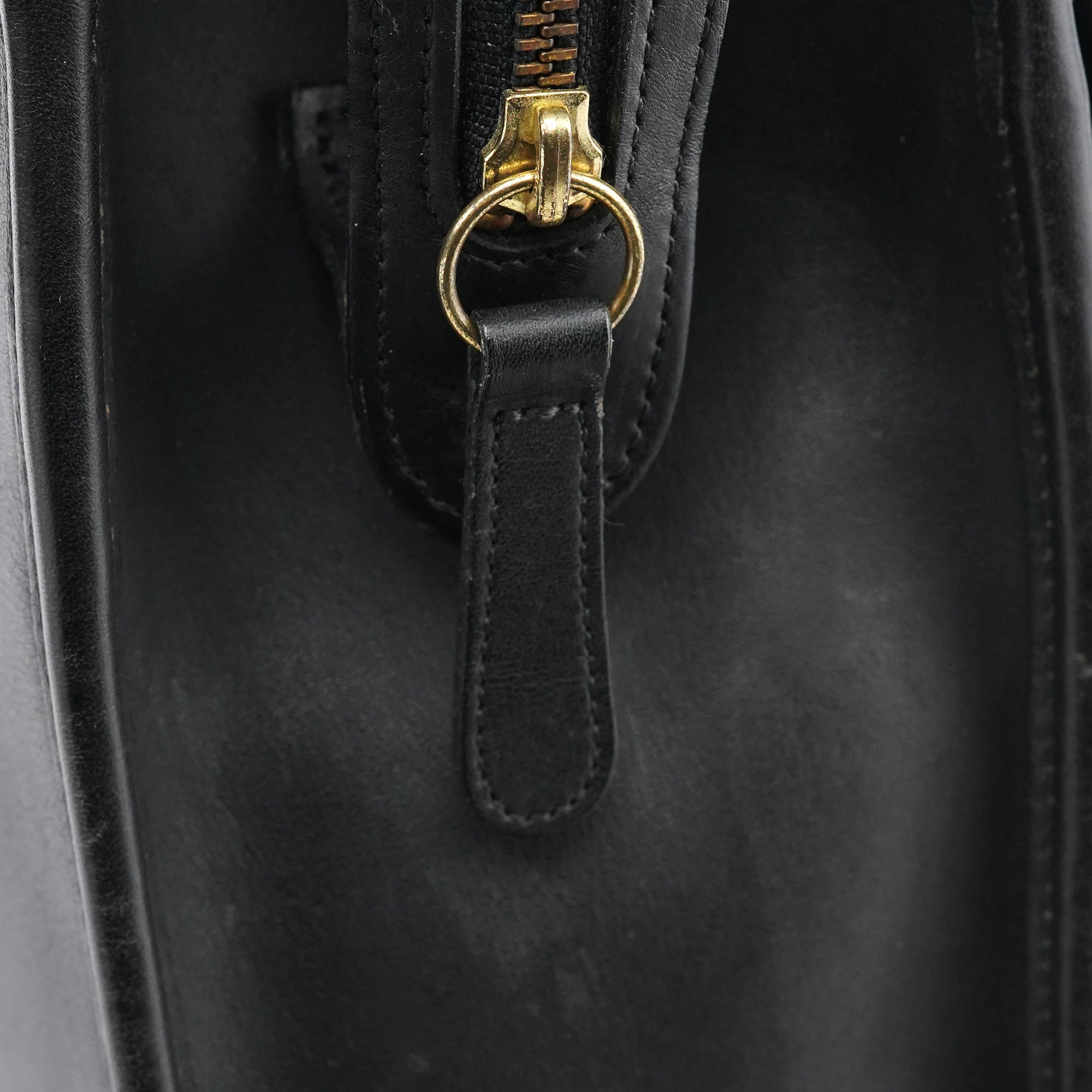 Coach 5213 Black Leather Metropolitan 2-Way Briefcase Bag