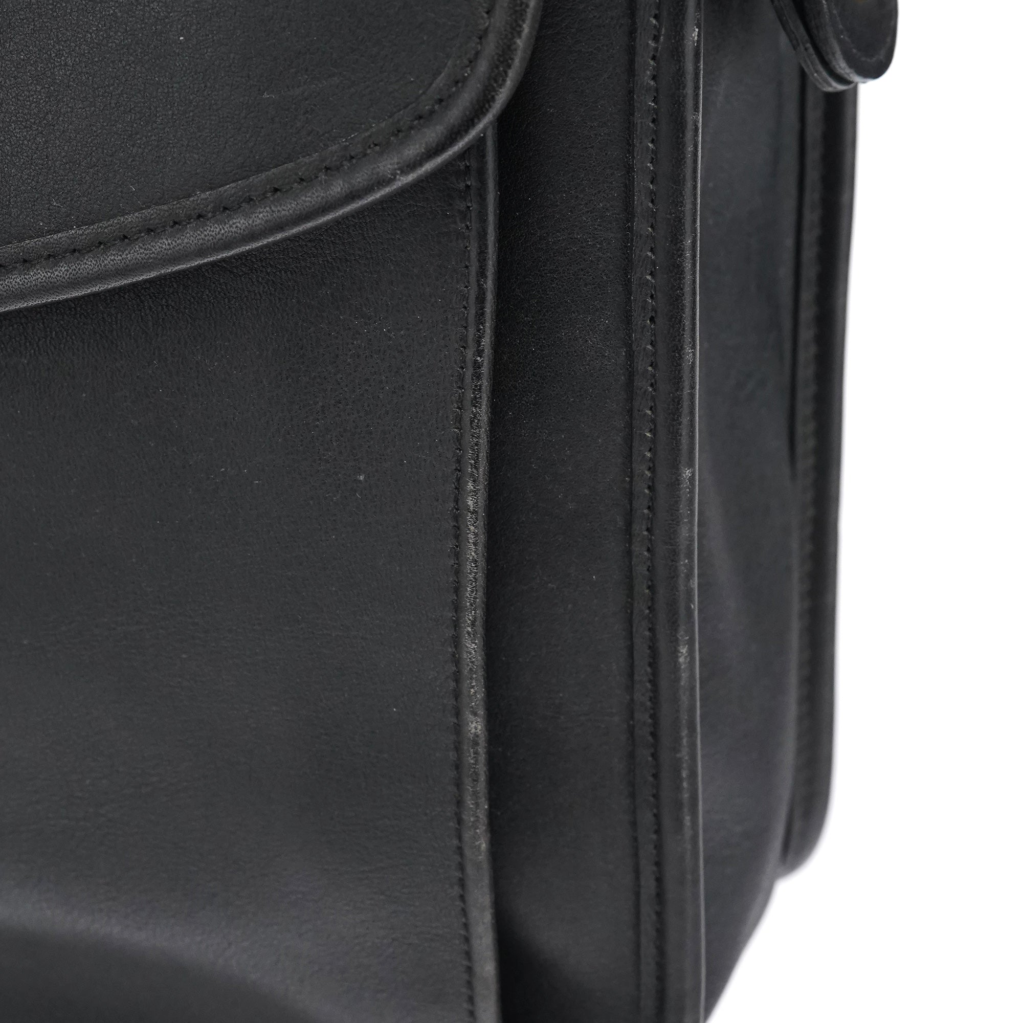 Coach 5213 Black Leather Metropolitan 2-Way Briefcase Bag