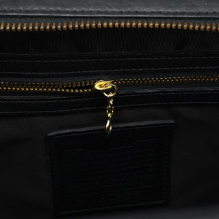 Coach 5213 Black Leather Metropolitan 2-Way Briefcase Bag