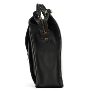 Coach 5213 Black Leather Metropolitan 2-Way Briefcase Bag
