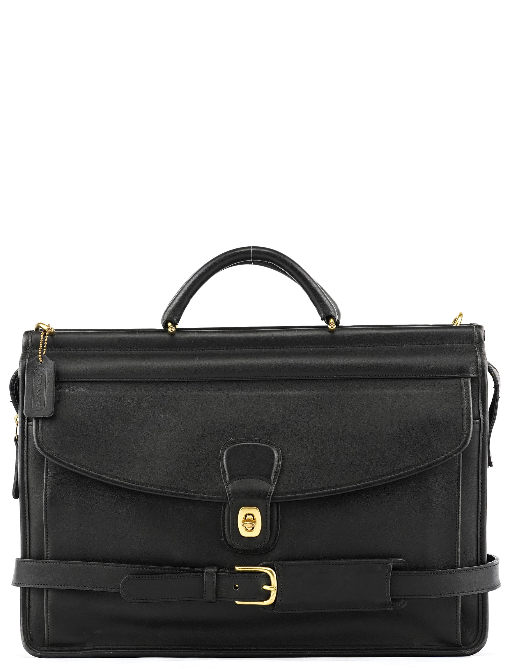 OLD COACH Metropolitan Brief Bag 2WAY 美品 Coach 5213 Black Leather Metropolitan 2-Way Briefcase Bag