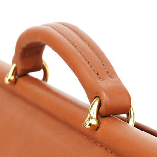 Coach 5266 Brown Leather Metropolitan 2-Way Briefcase Bag