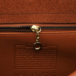Coach 5266 Brown Leather Metropolitan 2-Way Briefcase Bag