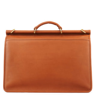 Coach 5266 Brown Leather Metropolitan 2-Way Briefcase Bag