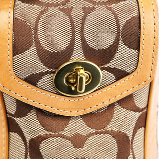 Coach 5624 Beige Tan Signature Soho Tote Bag