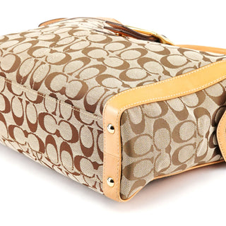Coach 5624 Beige Tan Signature Soho Tote Bag