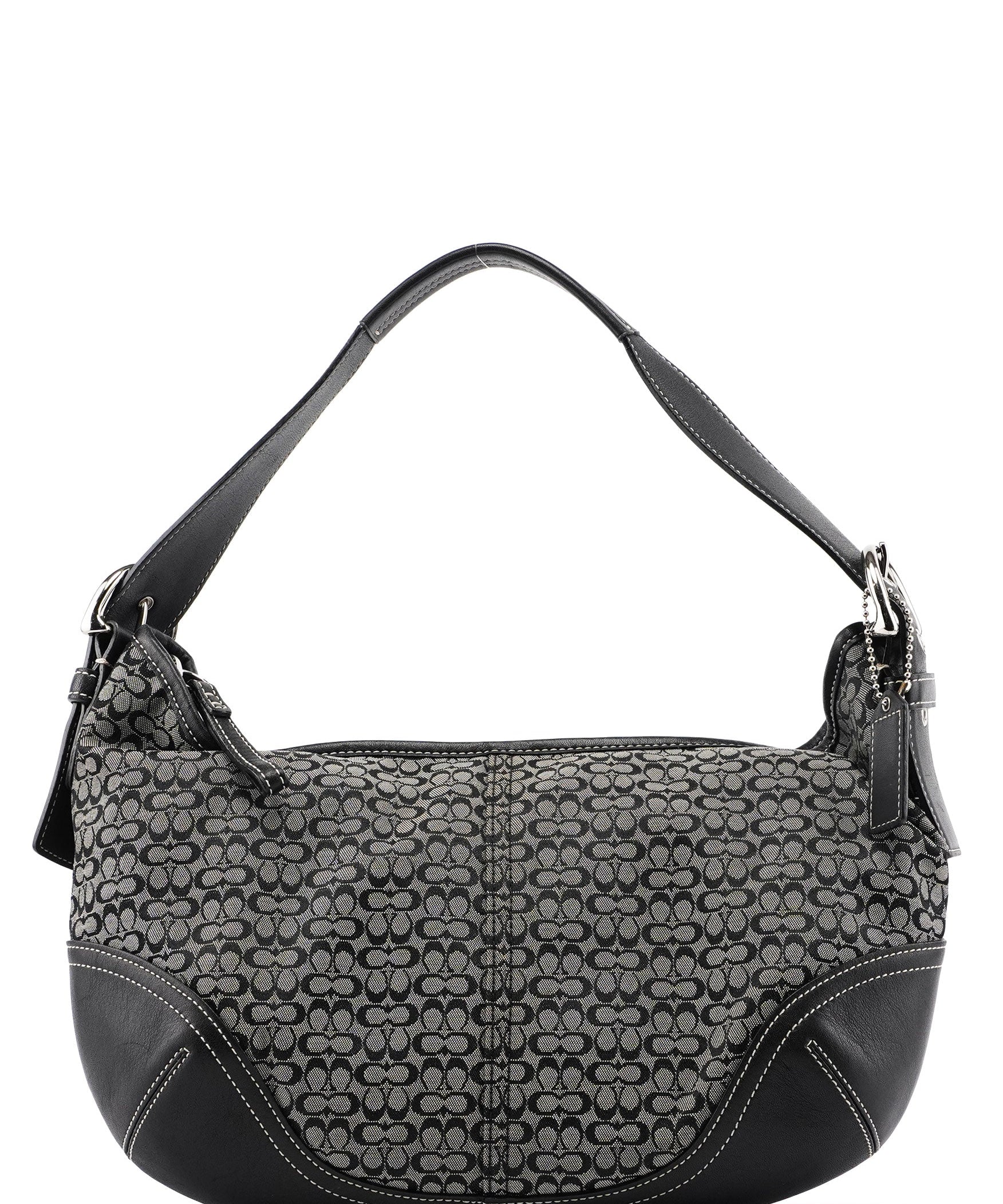 Coach 6026 Grey Signature C Hobo Shoulder Bag