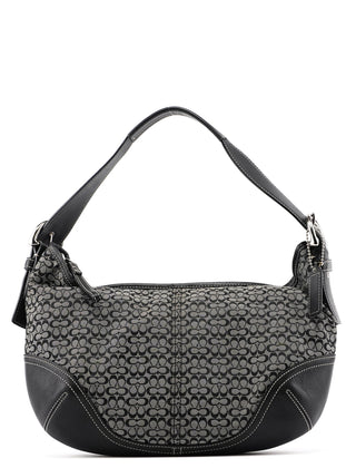 Coach 6026 Grey Signature C Hobo Shoulder Bag