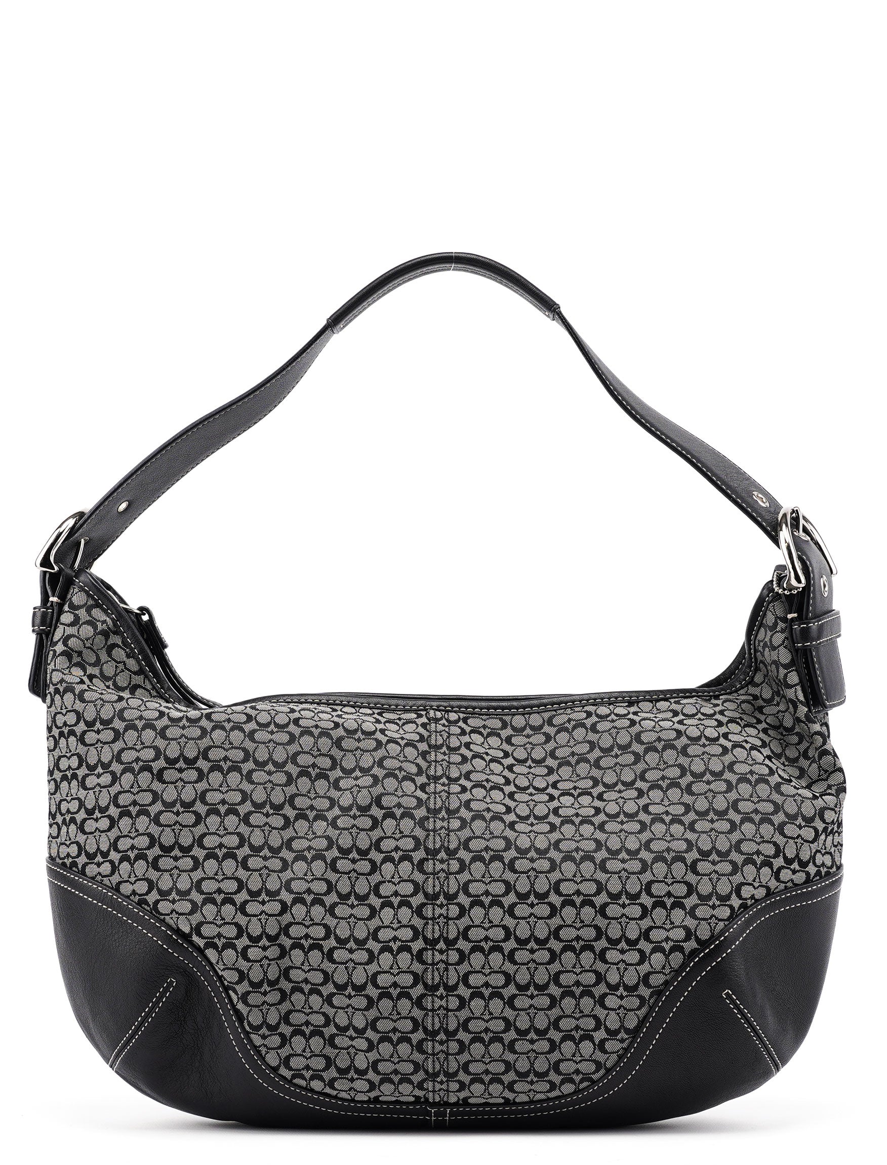 Coach 6026 Grey Signature C Hobo Shoulder Bag