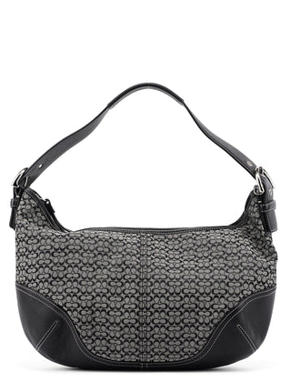 Coach 6026 Grey Signature C Hobo Shoulder Bag