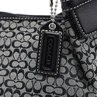 Coach 6026 Grey Signature C Hobo Shoulder Bag