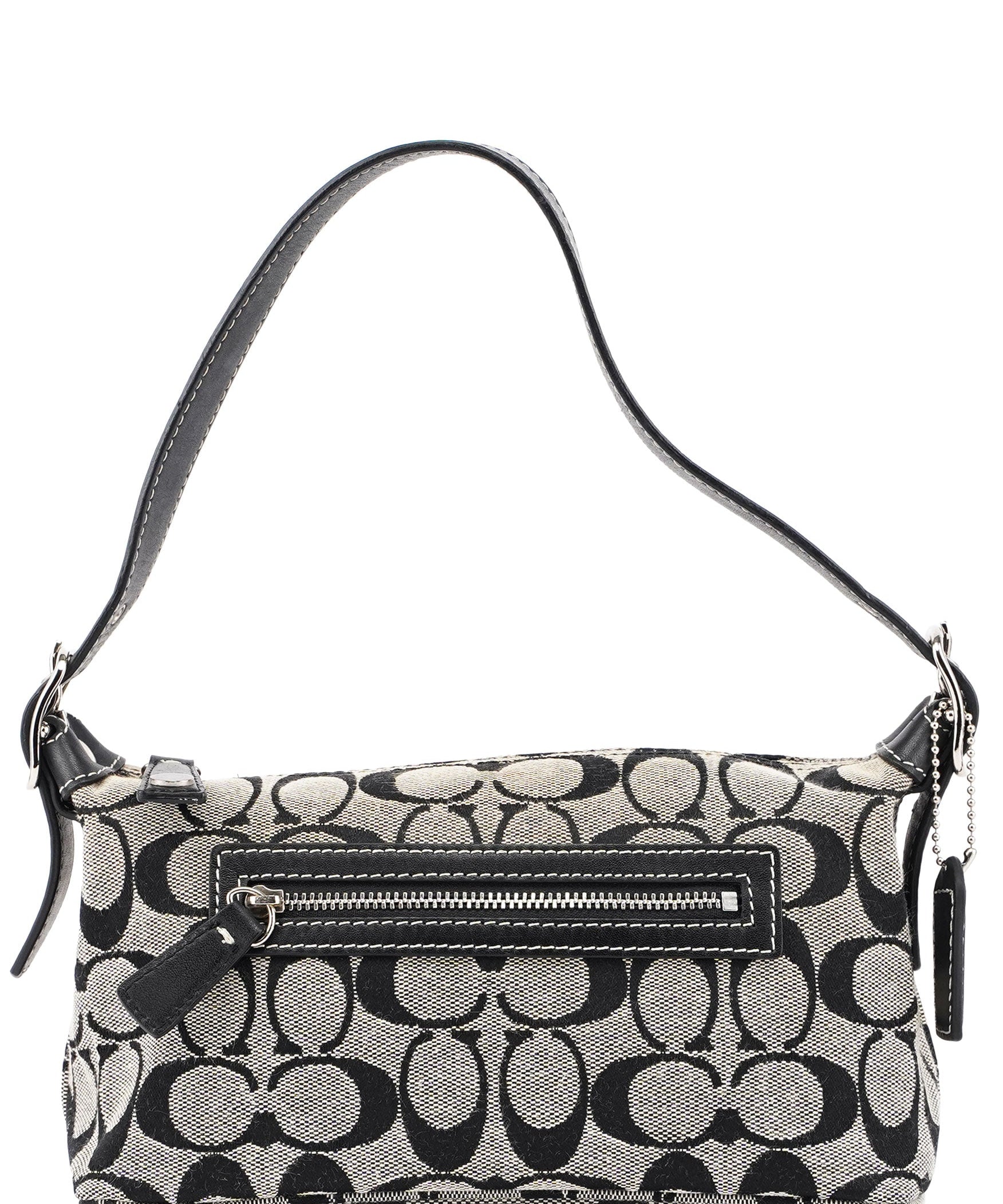 Coach 6044 Grey Signature C Demi Shoulder Bag