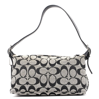 Coach 6044 Grey Signature C Demi Shoulder Bag