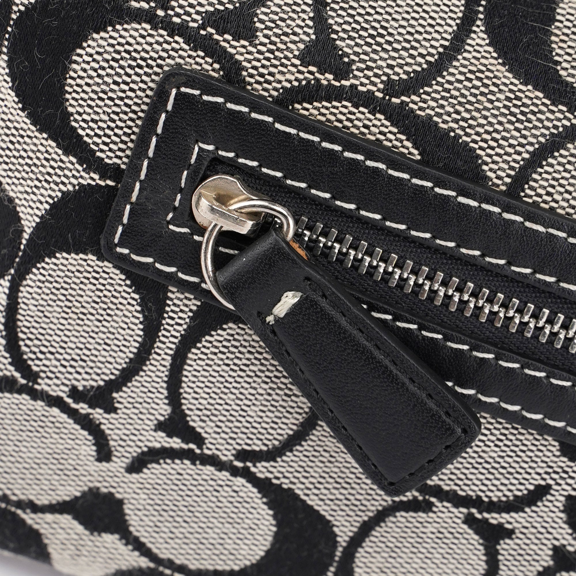 Coach 6044 Grey Signature C Demi Shoulder Bag