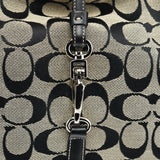 Coach 6091 Soho Schultertasche aus grauem Canvas