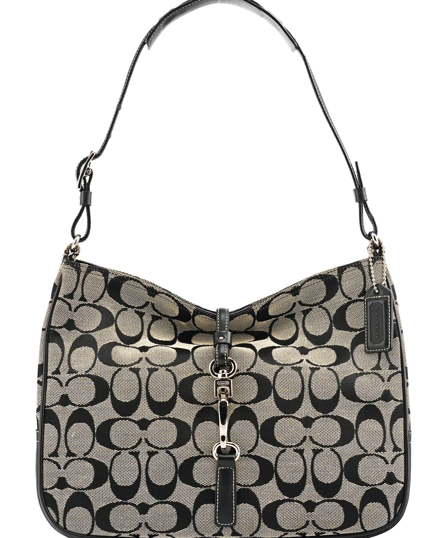 Coach 6091 Grey Canvas Soho Shoulder Bag