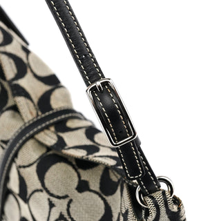 Coach 6091 Grey Canvas Soho Shoulder Bag