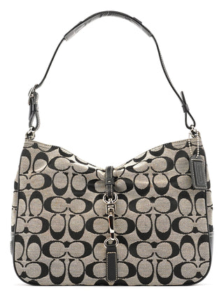 Coach 6091 Grey Canvas Soho Shoulder Bag