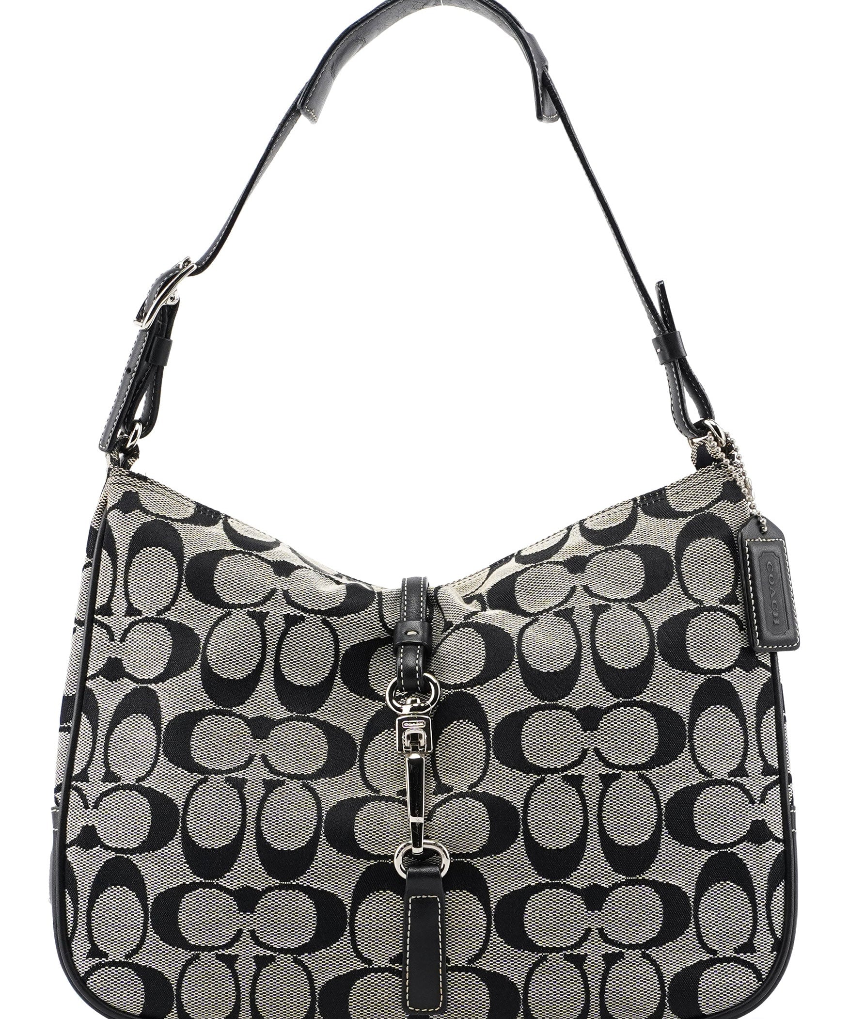 Coach 6091 Grey Signature C Hobo Shoulder Bag