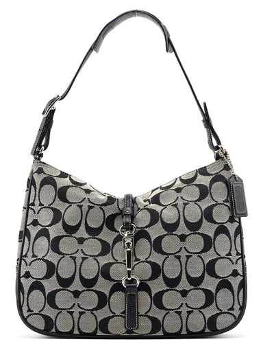 Coach 6091 Grey Signature C Hobo Shoulder Bag