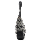 Coach 6091 Grey Signature C Hobo Shoulder Bag