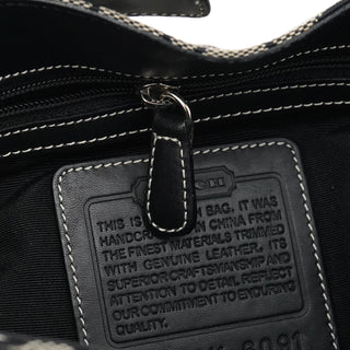 Coach 6091 Grey Signature C Shoulder Bag