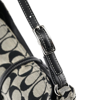 Coach 6091 Grey Signature C Shoulder Bag