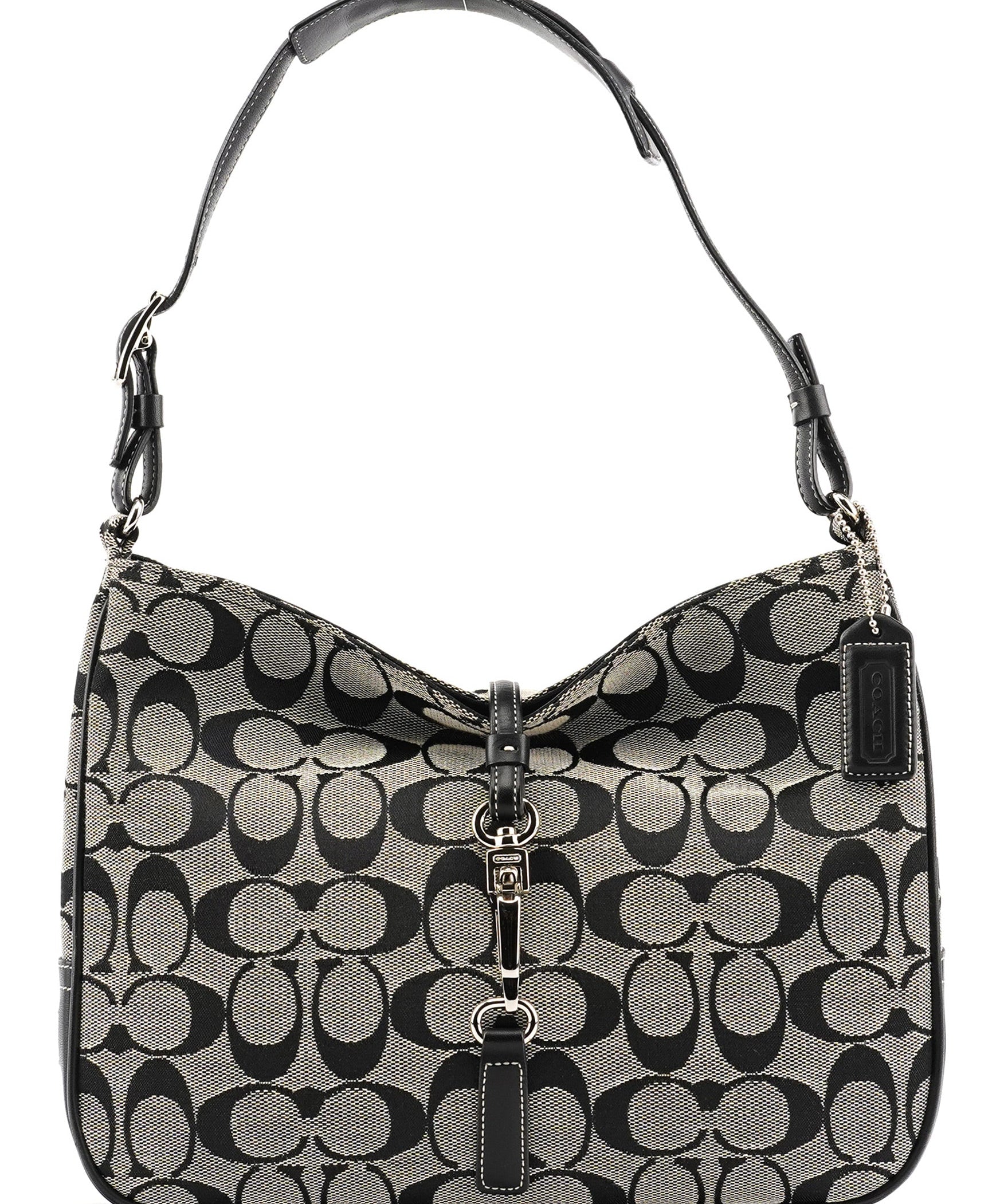 Coach 6091 Grey Signature C Shoulder Bag