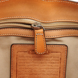 Coach 6091 Red Signature Canvas Hobo Bag