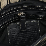 Coach 6092 Grey Black Signature Tote Bag