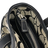 Coach 6092 Grey Black Signature Tote Bag
