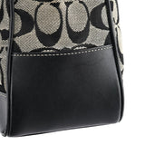 Coach 6092 Grey Black Signature Tote Bag
