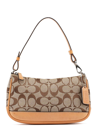 Coach 6094 Beige Signature C Demi Shoulder Bag