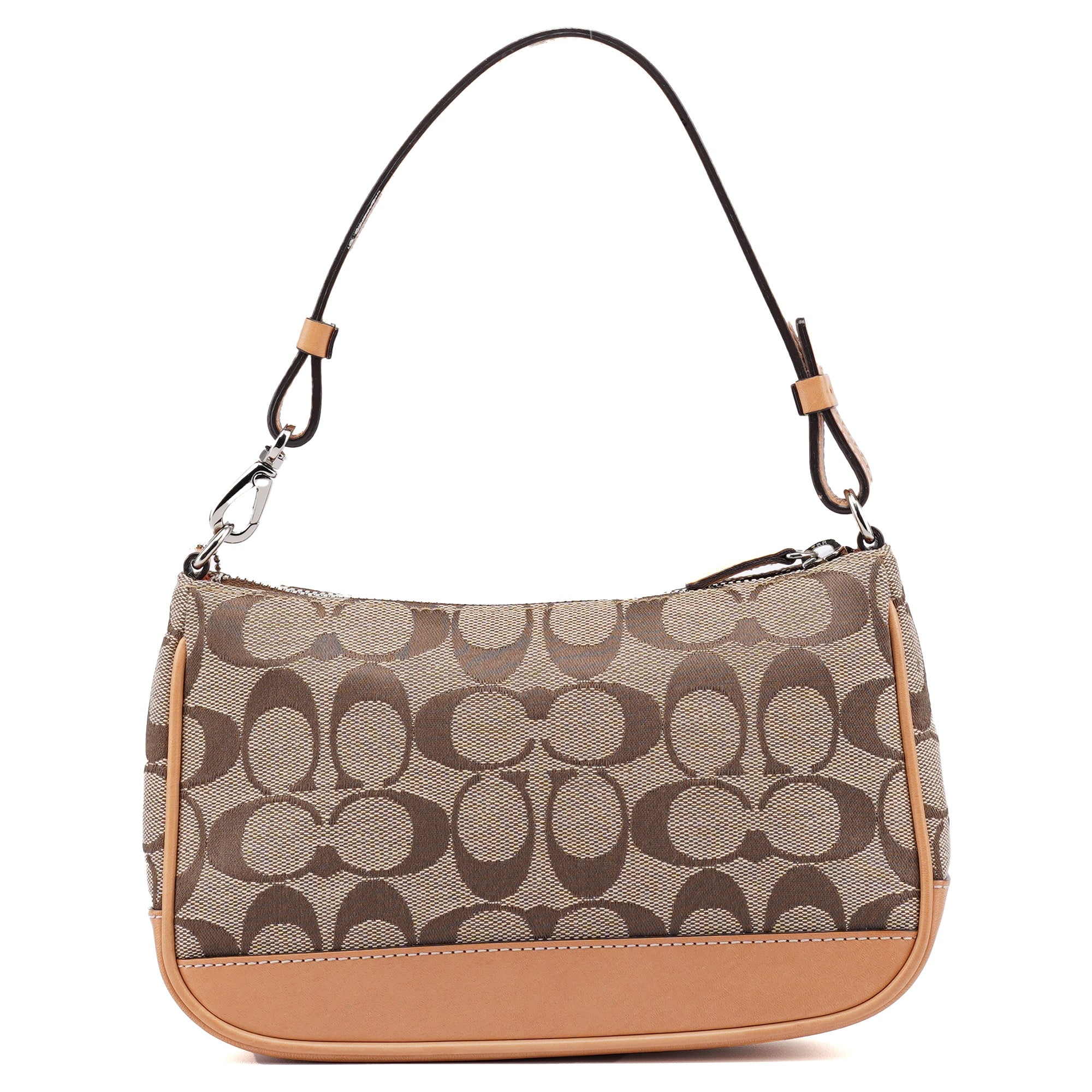 Coach 6094 Beige Signature C Demi Shoulder Bag