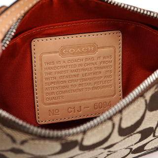 Coach 6094 Beige Signature C Demi Shoulder Bag