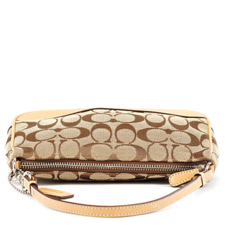 Coach 6094 Beige Tan Signature Demi Shoulder Bag