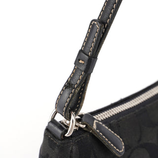 Coach 6094 Black Signature C Demi Shoulder Bag